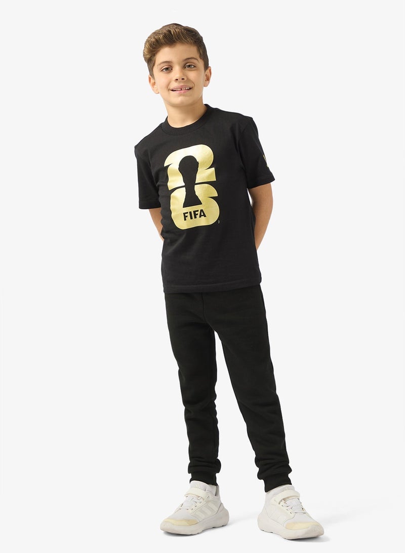 Adidas Youth FIFA 2026 World Cup Emblem T-Shirt - Image 4